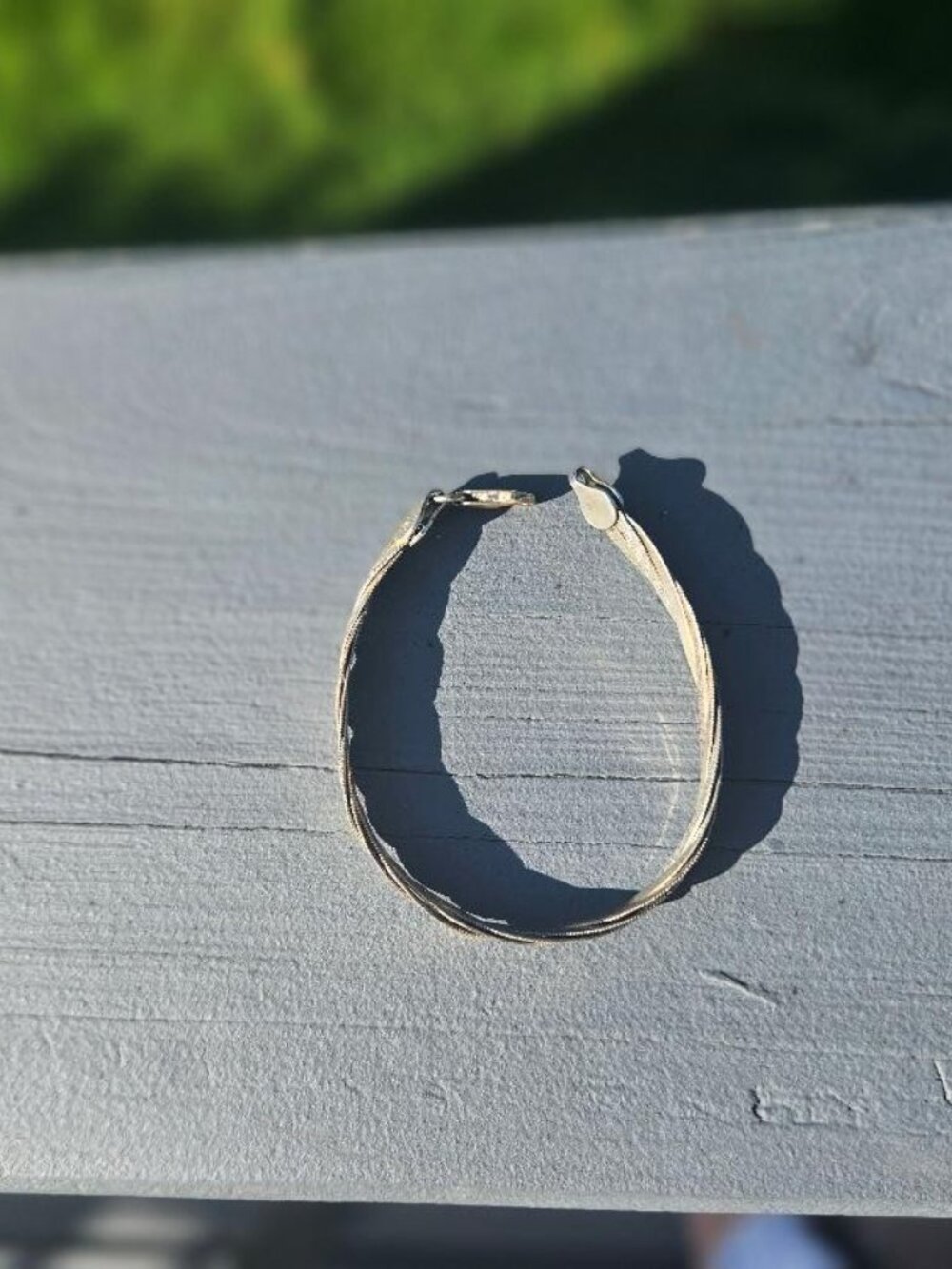 Tri - Color Sterling Italy Bracelet - Picture 11 of 12